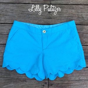 Lilly Pulitzer Blue Buttercup Shorts